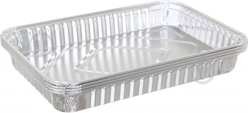 Контейнер BBQ для барбекю 32х23х4 см 4 шт - фото 2 Контейнер BBQ для барбекю 32х23х4 см 4 шт - фото 2