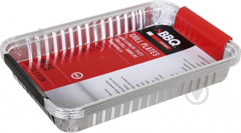 Контейнер BBQ для барбекю 32х23х4 см 4 шт - фото 6 Контейнер BBQ для барбекю 32х23х4 см 4 шт - фото 6