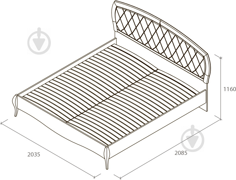 УЦЕНКА! Кровать Aqua Rodos San Remo SRBed-180-БГ 180X200 СМ белый глянец (УЦ №52) - фото 3