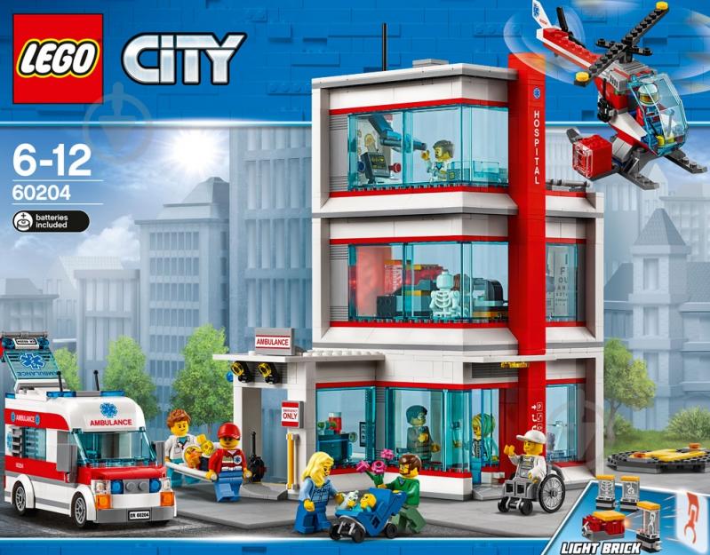 Конструктор LEGO City Міська лікарня 60204 - фото 1