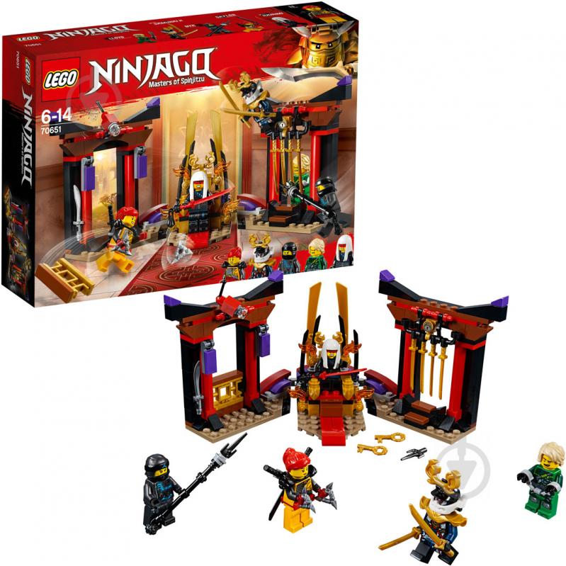 Конструктор LEGO Ninjago Решающий бой в тронном зале 70651 - фото 2