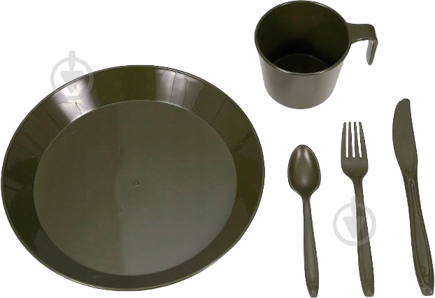 Набір столових приборів Sturm Mil-Tec ø200 мм 35 мм 0,2 л CAMP SET PLASTIC - фото 3 Набір столових приборів Sturm Mil-Tec ø200 мм 35 мм 0,2 л CAMP SET PLASTIC - фото 3