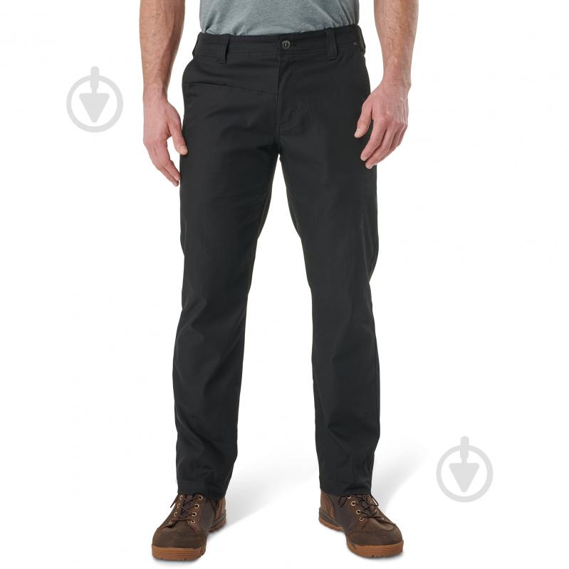 Брюки тактические 5.11 Tactical "EDGE CHINO PANTS" W30/L34 black 74481-019 - фото 1