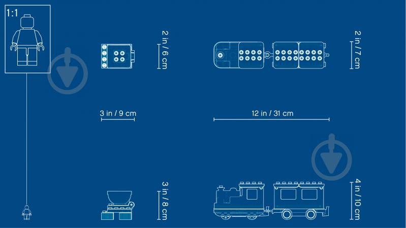 Конструктор LEGO DUPLO Поезд 10874 - фото 14