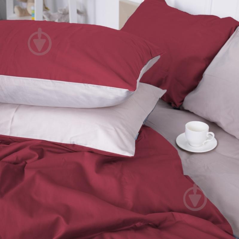 Наволочка Satin Premium 0847+0841 Billy 40x60 см кремовый/красный MirSon - фото 1 Наволочка Satin Premium 0847+0841 Billy 40x60 см кремовый/красный MirSon - фото 1