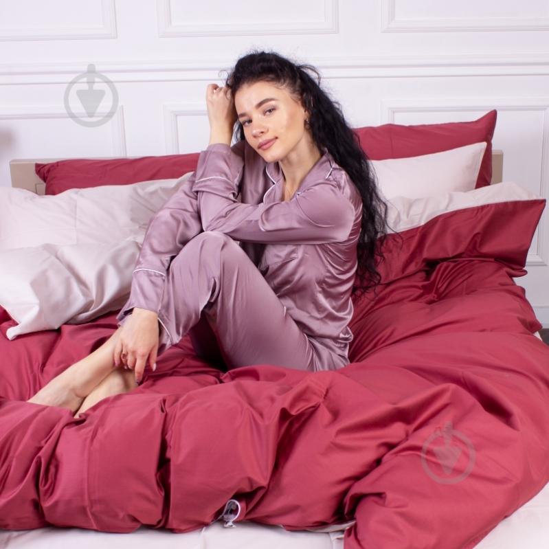 Наволочка Satin Premium 0847+0841 Billy 40x60 см кремовый/красный MirSon - фото 4 Наволочка Satin Premium 0847+0841 Billy 40x60 см кремовый/красный MirSon - фото 4