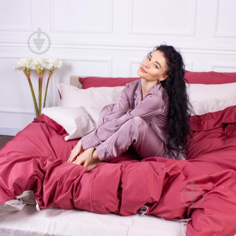 Наволочка Satin Premium 0847+0841 Billy 40x60 см кремовый/красный MirSon - фото 5 Наволочка Satin Premium 0847+0841 Billy 40x60 см кремовый/красный MirSon - фото 5