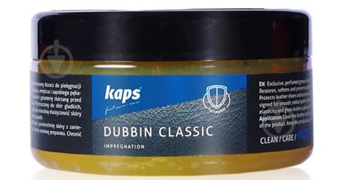 Жир для кожи Kaps Dubbin Classic желтая 200 мл - фото 1