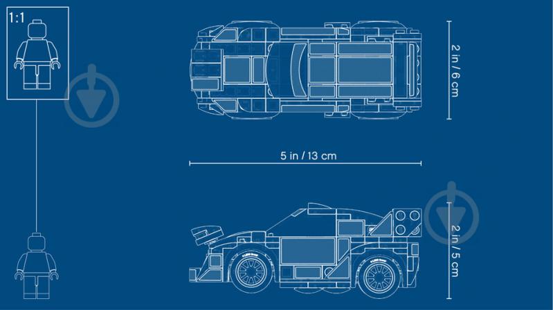 Конструктор LEGO Speed Champions Автомобіль Ford Fiesta M-Sport WRC 75885 - фото 5