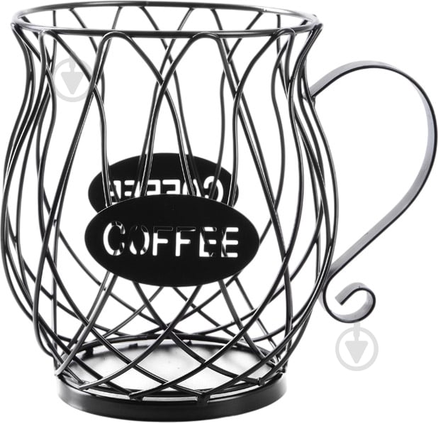 Фруктовниця Viva LACY MUG BLACK 18x14x9.5 см (B090060) - фото 1 Фруктовниця Viva LACY MUG BLACK 18x14x9.5 см (B090060) - фото 1