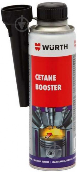 Присадка WURTH для дизельного топлива CETAN BOOSTER WURTH 5861005300 300 мл - фото 1