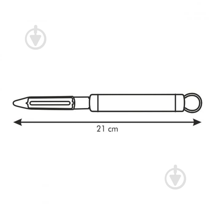 Овощечистка с подвижным продольным лезвием President 638606 Tescoma - фото 2
