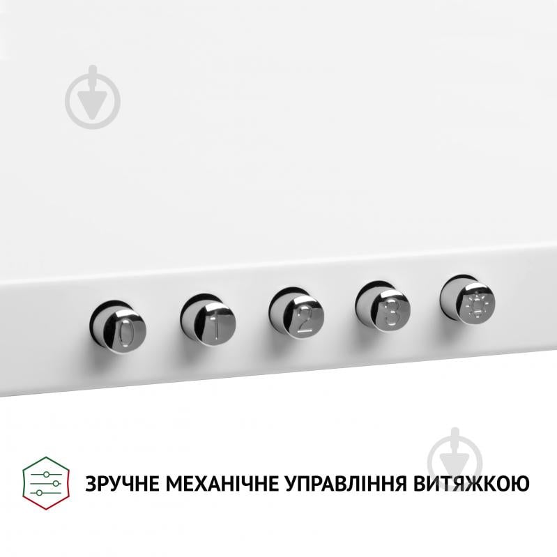 Вытяжка Perfelli K 6210 WH 700 LED купольная - фото 4