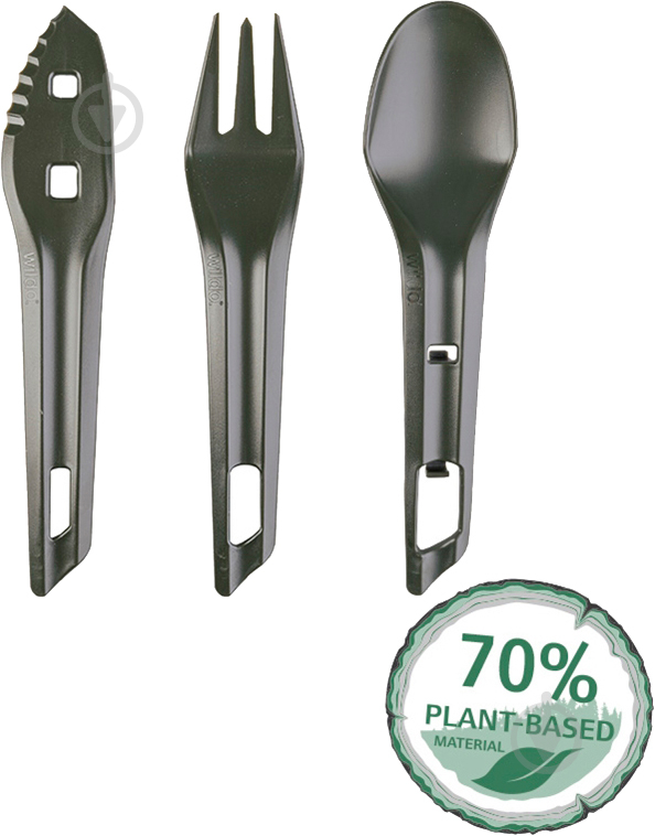 Набір столових приборів Sturm Mil-Tec 180 мм WILDO® THE OCYS™ "OUTDOOR CUTLERY SET - фото 4