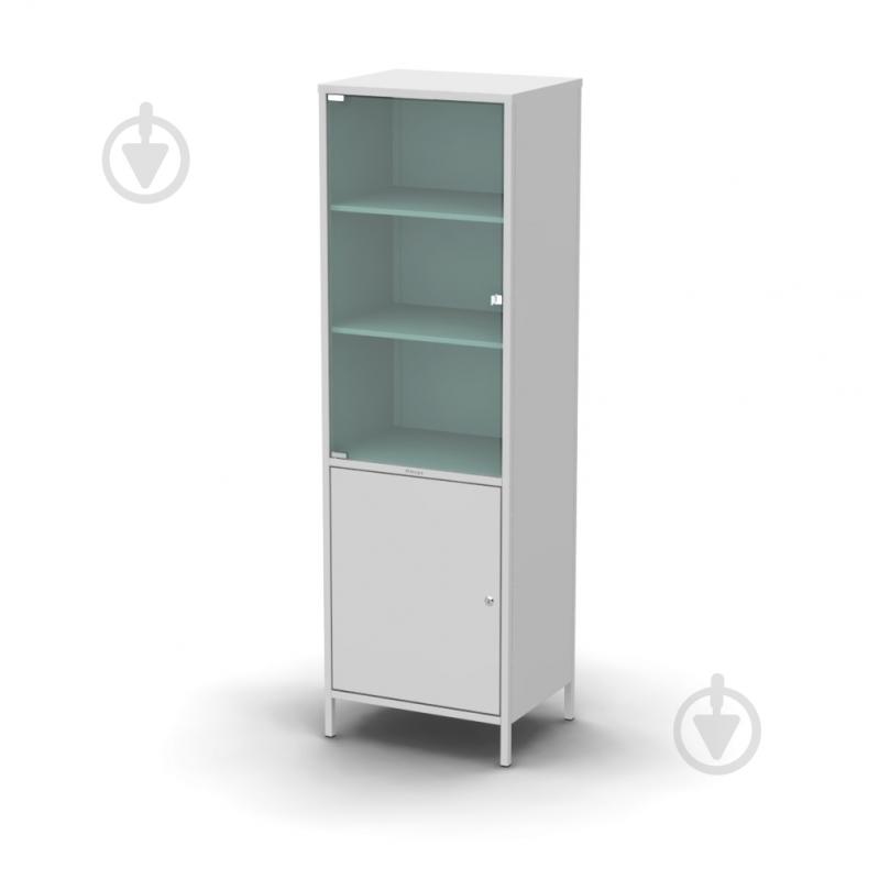 Шкаф медицинский с сейфом ШМ-1с - фото 1