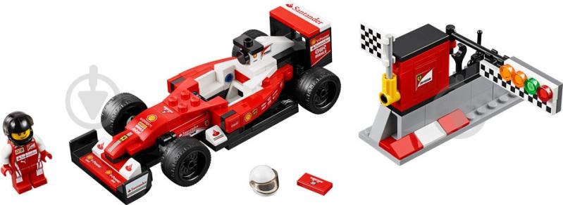 Конструктор LEGO Speed Champions Автомобіль Scuderia Ferrari SF16-H 75879 - фото 3