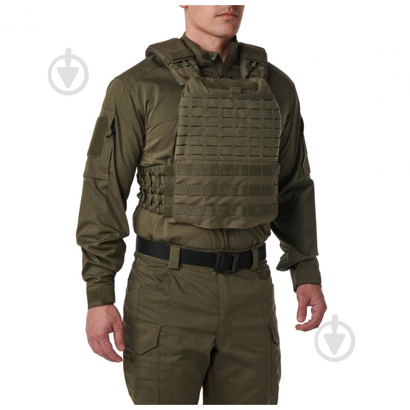 Плитоноска 5.11 Tactical для бронежилета "TACTEC PLATE CARRIER" Ranger Green - фото 3