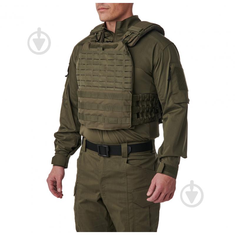 Плитоноска 5.11 Tactical для бронежилета "TACTEC PLATE CARRIER" Ranger Green - фото 2