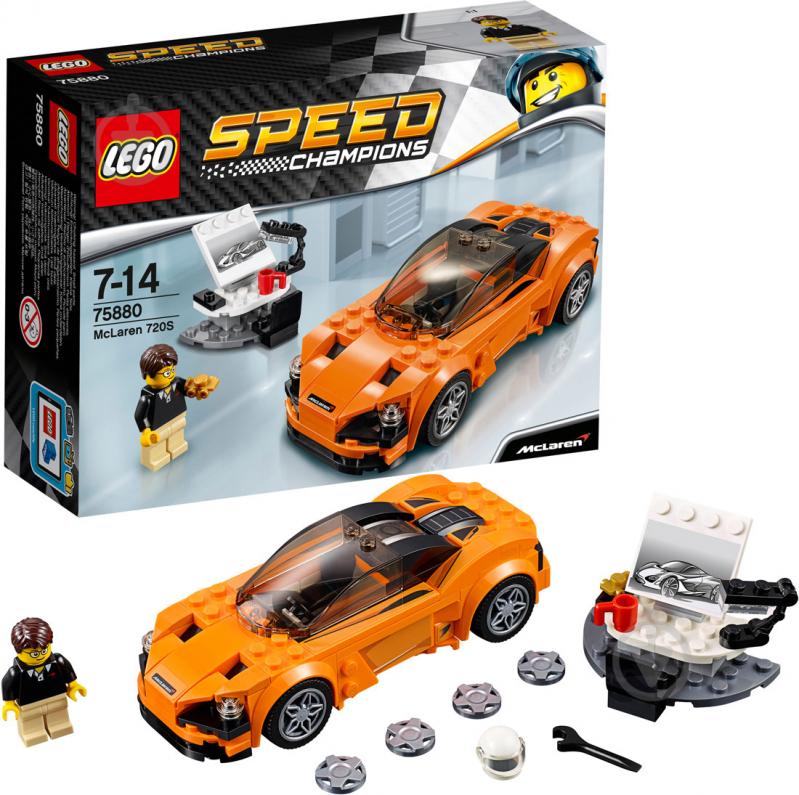 Конструктор LEGO Speed Champions Автомобиль McLaren 720S 75880 - фото 2