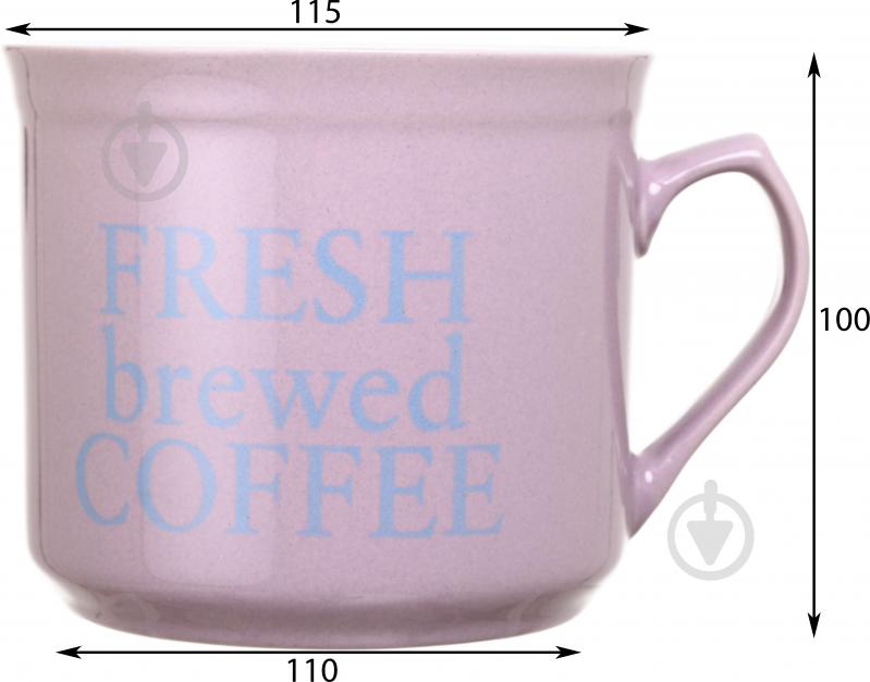 Чашка Fiora Brewed Coffee pink 650 мл - фото 2