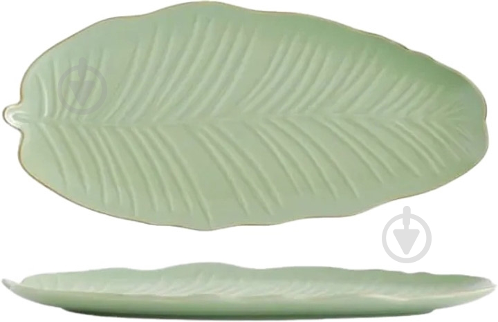 Блюдо Limited Edition LEAF GREEN 30x16.8 см (B010789) - фото 1