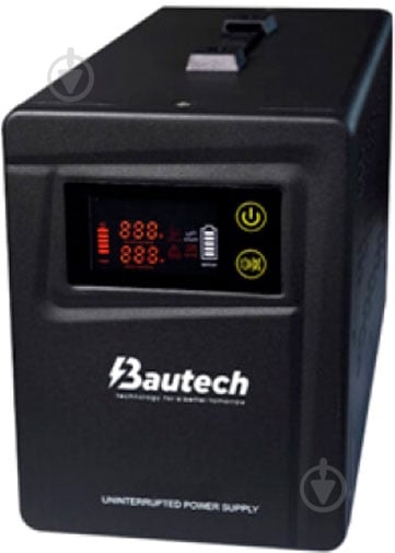 Источник бесперебойного питания (ИБП) Bautech с правильной синусоидой 500VA (PSU-300W) 28433 - фото 1