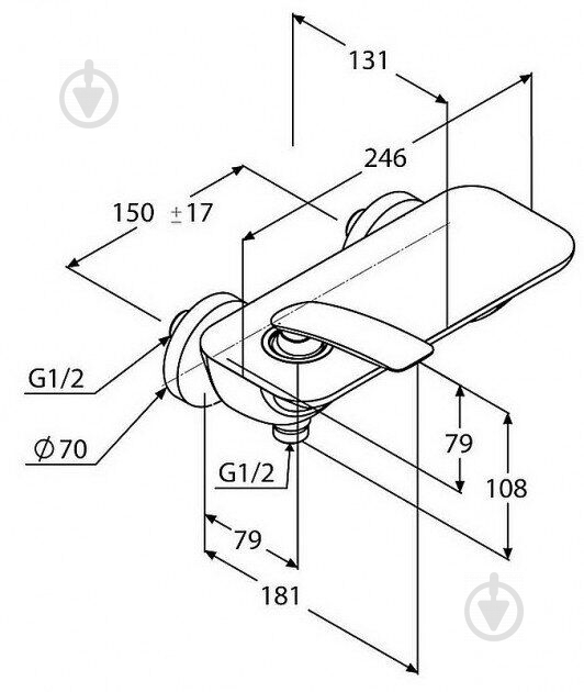 Смеситель для душа Kludi Balance 352500575 - фото 3