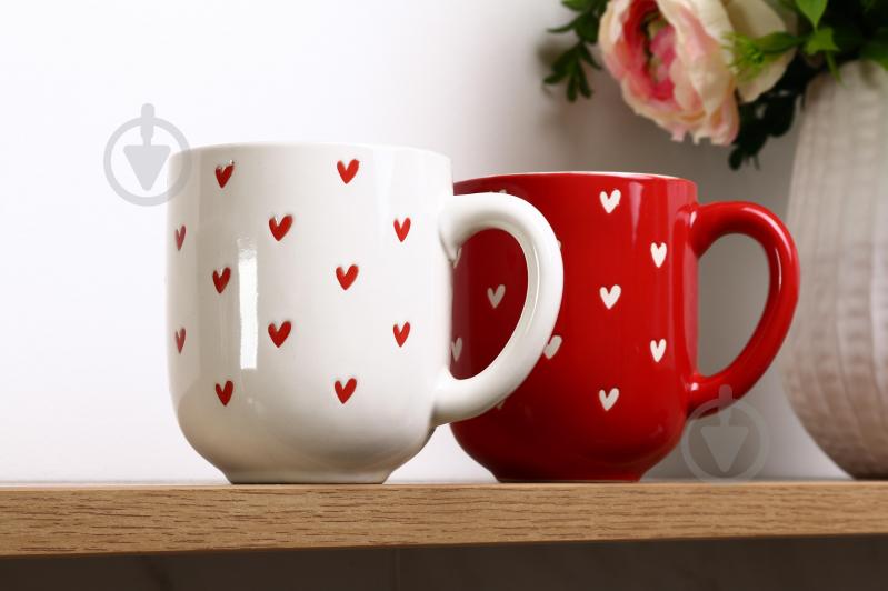 Чашка Fiora Sweetheart white 300 мл - фото 5