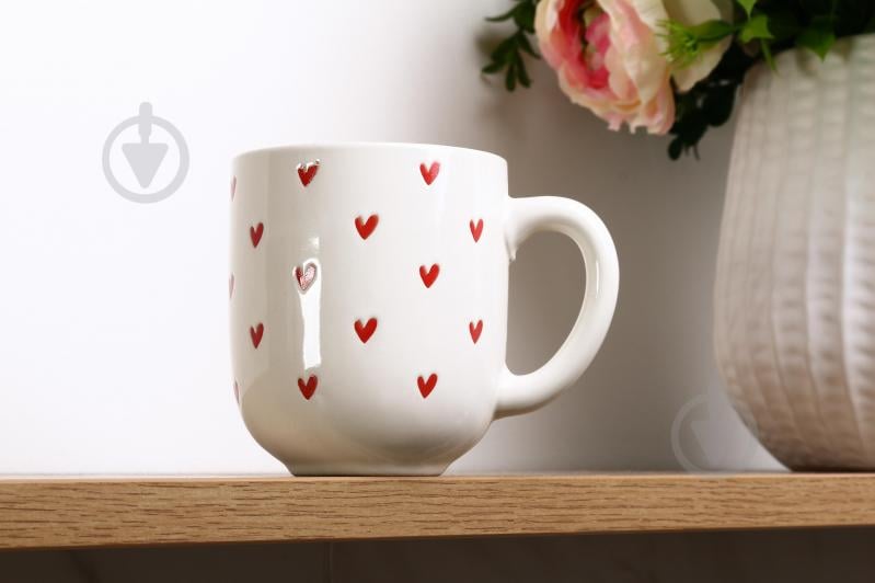 Чашка Fiora Sweetheart white 300 мл - фото 7