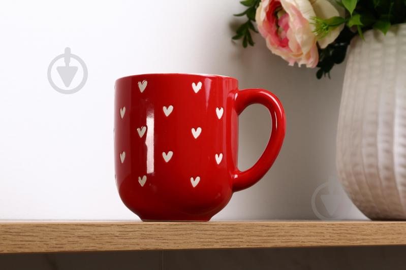 Чашка Fiora Sweetheart red 300 мл - фото 4