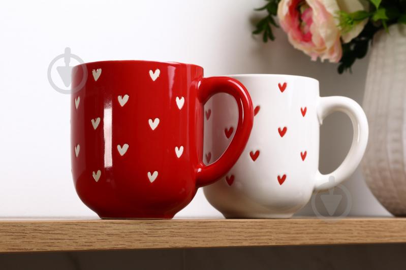 Чашка Fiora Sweetheart red 300 мл - фото 5