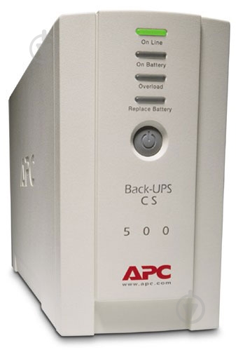 Джерело безперебійного живлення (ДБЖ) APC Back-UPS CS 500VA BK500EI - фото 2