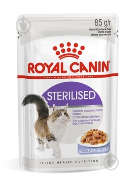 Консерва для стерілізованих котів Royal Canin Sterilised in jelly 85 г - фото 1