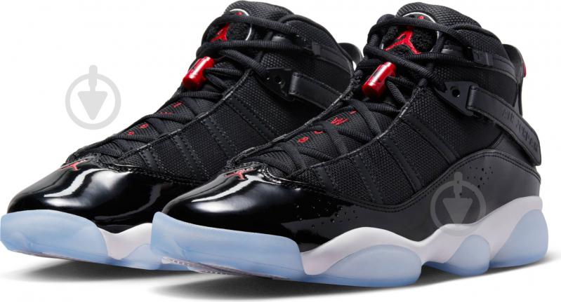 Black six hot sale ring jordans