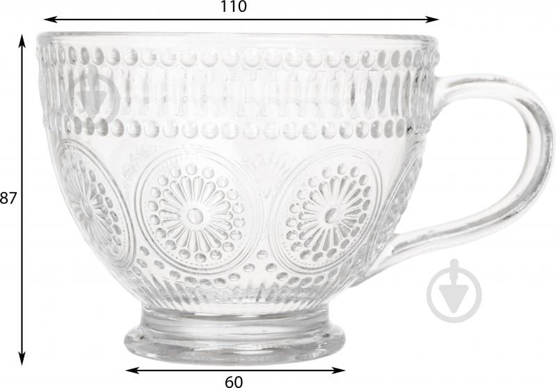 Чашка Fiora Embossed 420 мл - фото 3