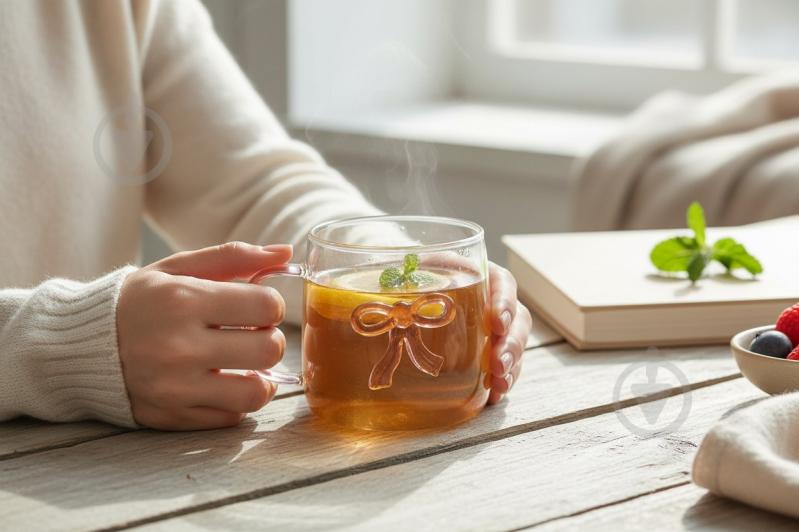 Чашка Fiora Pink Bow 500 мл - фото 2 Чашка Fiora Pink Bow 500 мл - фото 2