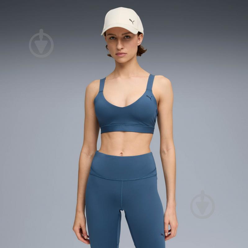 Бра Puma PWRSHAPE BRA - Low 52747980 р.L синий - фото 1