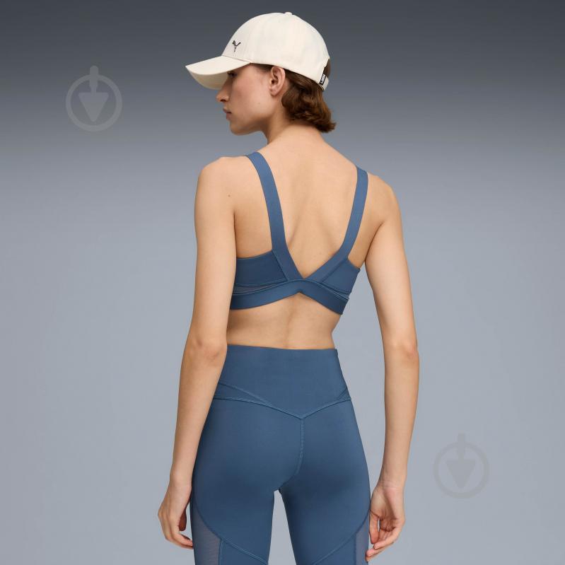 Бра Puma PWRSHAPE BRA - Low 52747980 р.L синий - фото 2