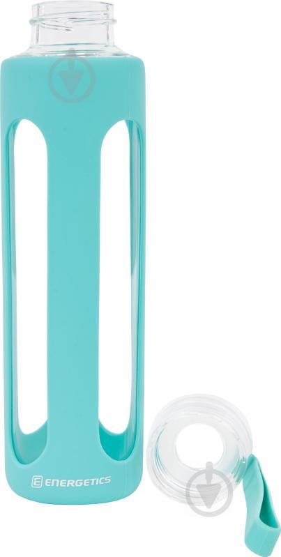 Спортивна пляшка Energetics Glass Bottle AW1920 296586-662 550 мл бірюзовий - фото 1