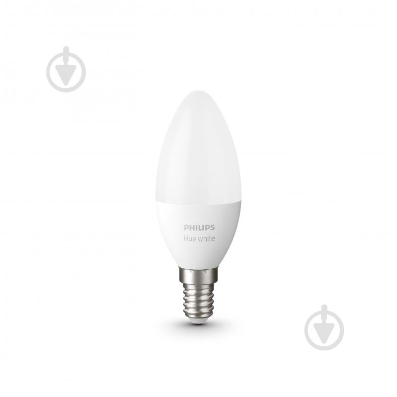 Лампа светодиодная Philips hue E14 5.5W (40 Вт) 2700K ZigBee Bluetooth white - фото 2