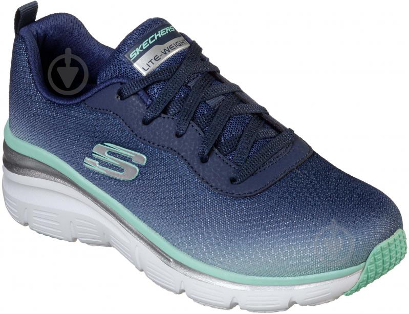 Кроссовки женские демисезонные Skechers Fashion Fit 12717 NVGR р.38 синие - фото 1