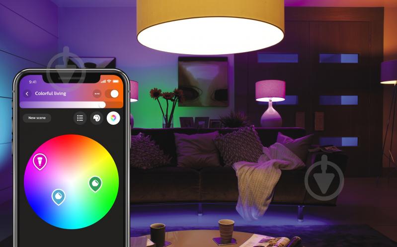 Розумна лампа Philips hue Smart 5,3 Вт C37 матова E14 220 В 2000-6500 К 929002294209 - фото 5