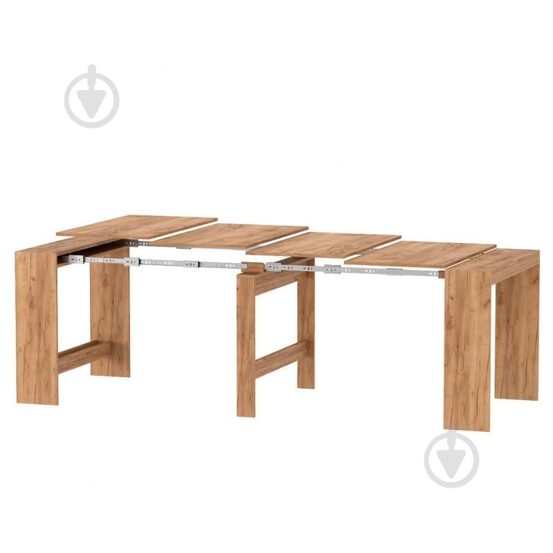 Стол-трансформер ART IN HEAD Снейк 430(2400)x900x750мм дуб крафт золотой/дуб крафт золотой - фото 1 Стол-трансформер ART IN HEAD Снейк 430(2400)x900x750мм дуб крафт золотой/дуб крафт золотой - фото 1