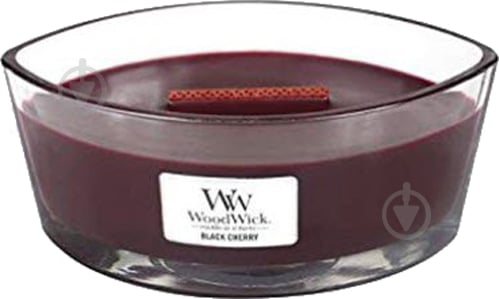 Свічка ароматична Woodwick Ellipse Black Cherry 453 г - фото 2