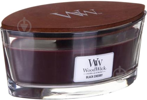 Свічка ароматична Woodwick Ellipse Black Cherry 453 г - фото 1