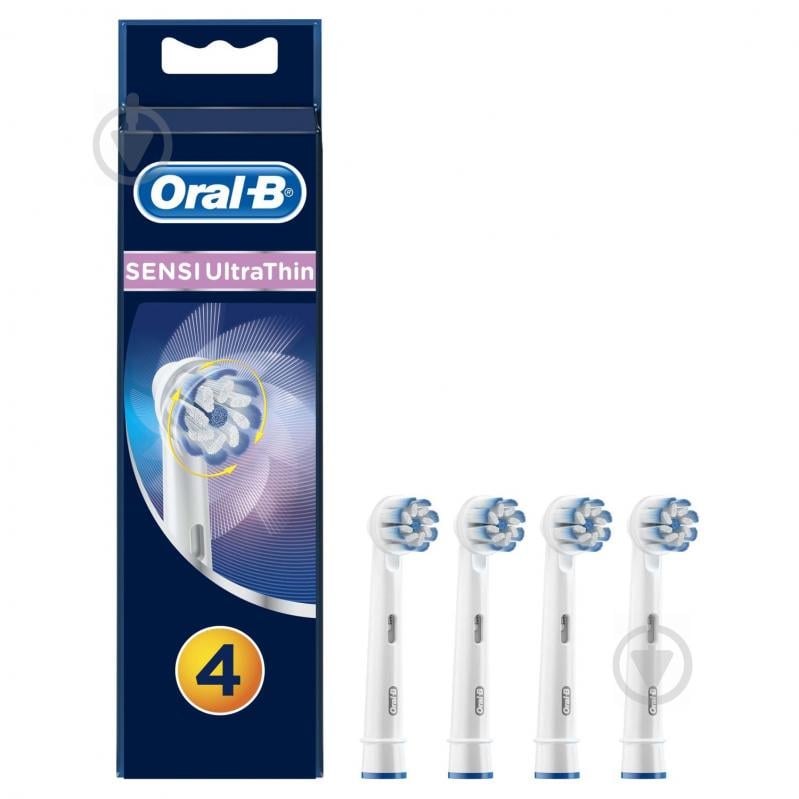 Насадки для электрической зубной щетки Oral-B Sensi Ultrathin 4 шт. - фото 1