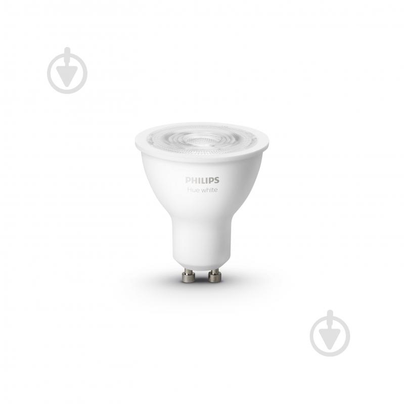 Лампа светодиодная Philips GU10 5.2W (57 Вт) 2700K ZigBee Bluetooth 2 шт. white - фото 2