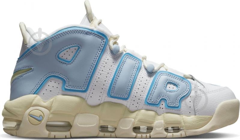 Кросівки жіночі Nike WMNSAIR MORE UPTEMPO FD9869-100 р.37,5 блакитні - фото 2