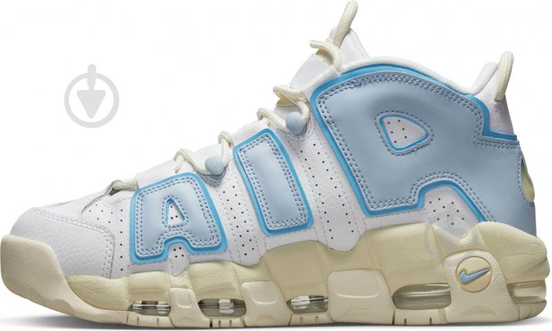 Кросівки жіночі Nike WMNSAIR MORE UPTEMPO FD9869-100 р.37,5 блакитні - фото 3