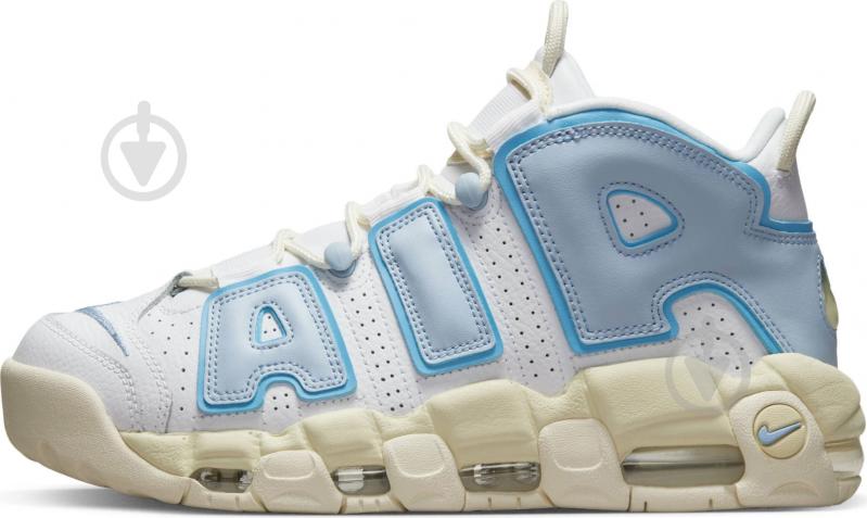 Кросівки жіночі Nike WMNSAIR MORE UPTEMPO FD9869-100 р.37,5 блакитні - фото 4